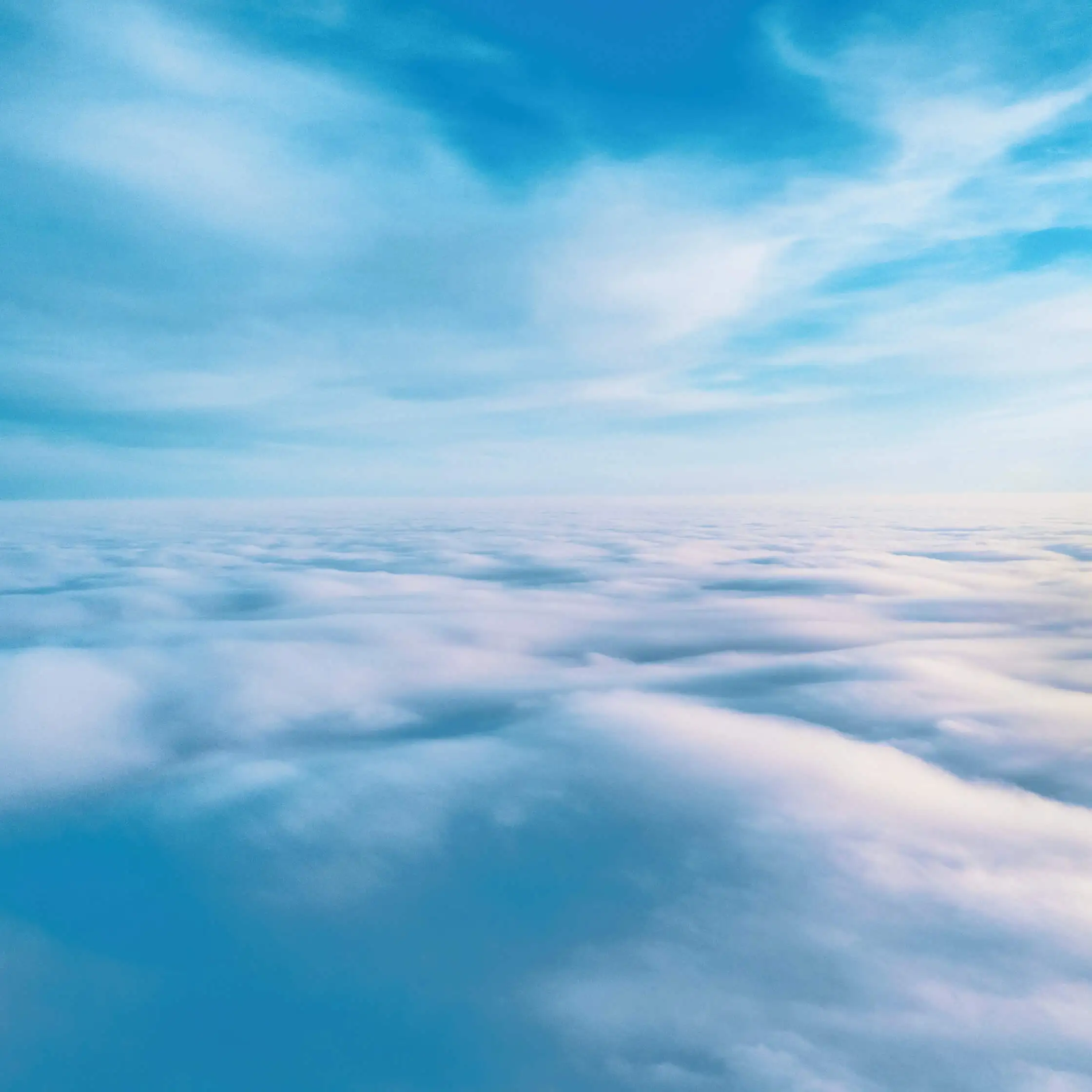 view from the airplane window